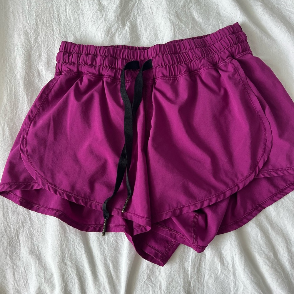 Lululemon size 6 purple shorts